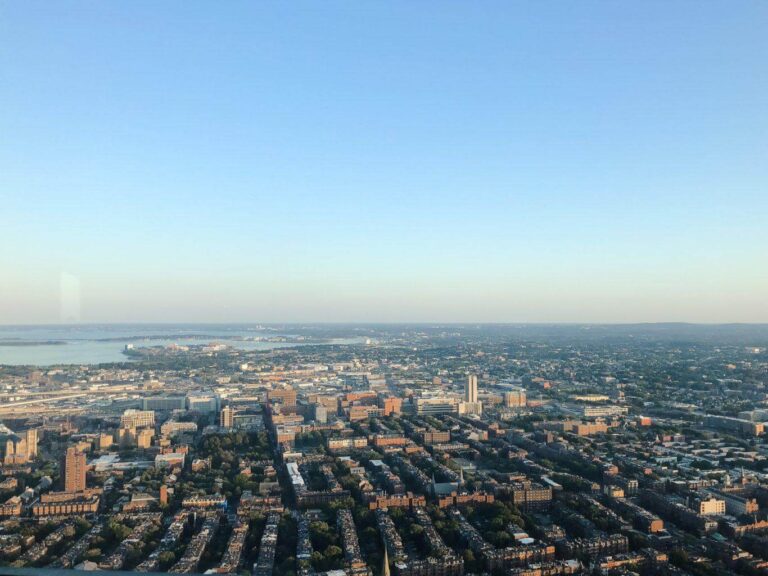 View of Boston skyline